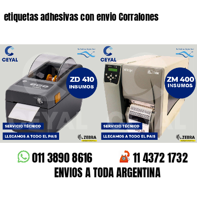 etiquetas adhesivas con envio Corralones