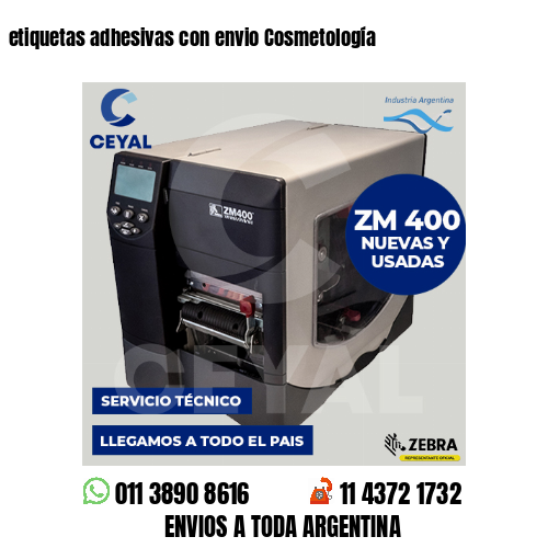 etiquetas adhesivas con envio Cosmetología