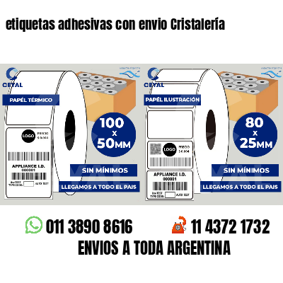 etiquetas adhesivas con envio Cristalería
