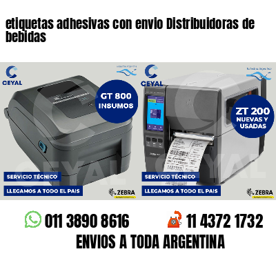 etiquetas adhesivas con envio Distribuidoras de bebidas