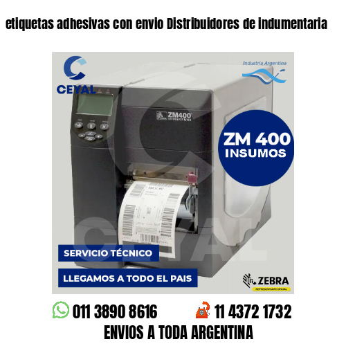 etiquetas adhesivas con envio Distribuidores de indumentaria