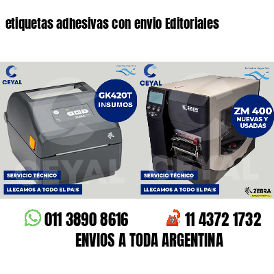 etiquetas adhesivas con envio Editoriales