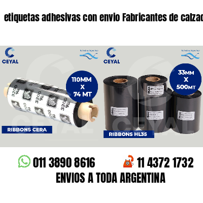 etiquetas adhesivas con envio Fabricantes de calzado