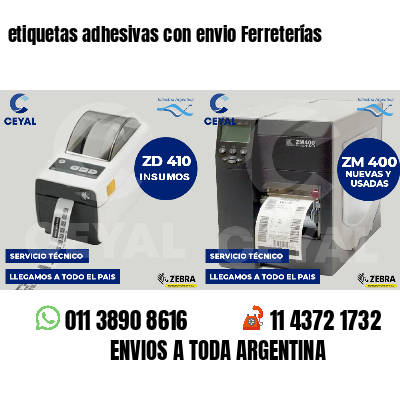 etiquetas adhesivas con envio Ferreterías