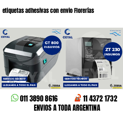 etiquetas adhesivas con envio Florerías