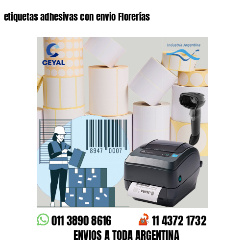 etiquetas adhesivas con envio Florerías