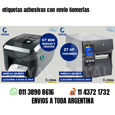 etiquetas adhesivas con envio Gomerías