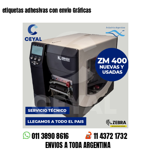 etiquetas adhesivas con envio Gráficas