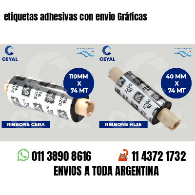 etiquetas adhesivas con envio Gráficas