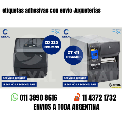 etiquetas adhesivas con envio Jugueterías