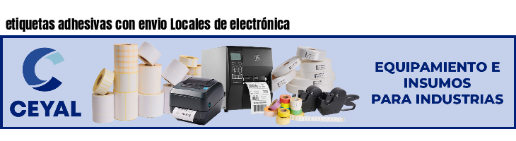 etiquetas adhesivas con envio Locales de electrónica