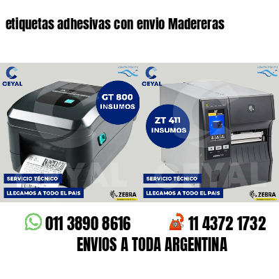 etiquetas adhesivas con envio Madereras