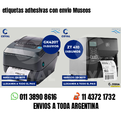 etiquetas adhesivas con envio Museos