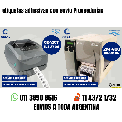 etiquetas adhesivas con envio Proveedurías