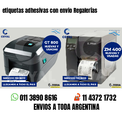 etiquetas adhesivas con envio Regalerías