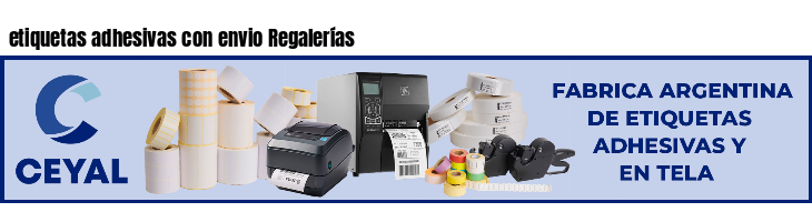 etiquetas adhesivas con envio Regalerías