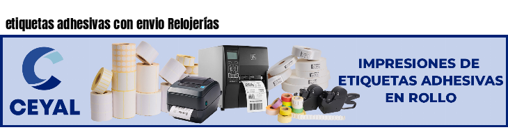 etiquetas adhesivas con envio Relojerías