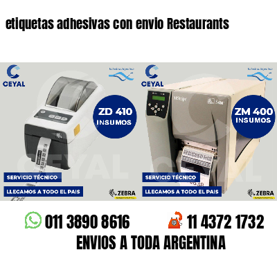 etiquetas adhesivas con envio Restaurants