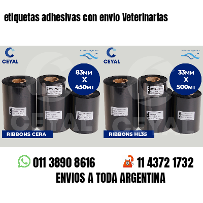 etiquetas adhesivas con envio Veterinarias
