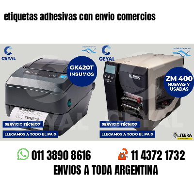 etiquetas adhesivas con envio comercios