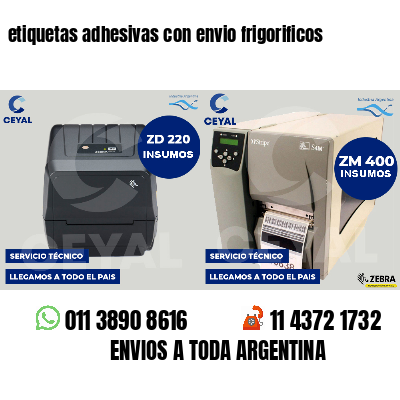 etiquetas adhesivas con envio frigorificos