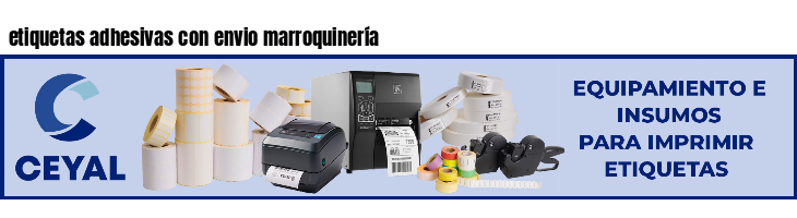 etiquetas adhesivas con envio marroquinería