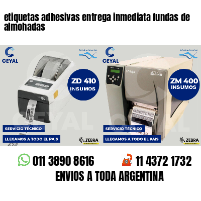 etiquetas adhesivas entrega inmediata fundas de almohadas