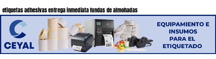 etiquetas adhesivas entrega inmediata fundas de almohadas