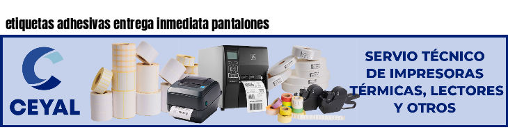 etiquetas adhesivas entrega inmediata pantalones