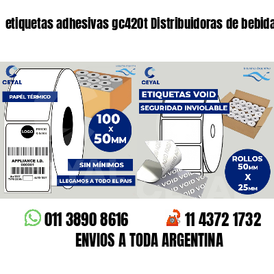 etiquetas adhesivas gc420t Distribuidoras de bebidas