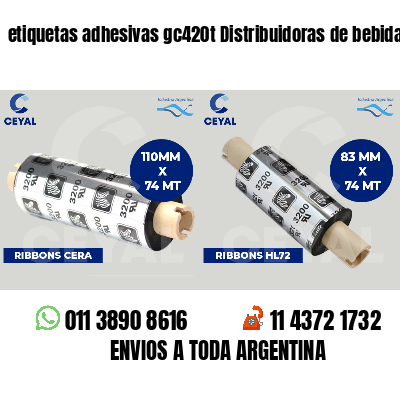 etiquetas adhesivas gc420t Distribuidoras de bebidas