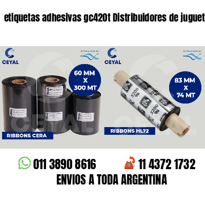 etiquetas adhesivas gc420t Distribuidores de juguetes