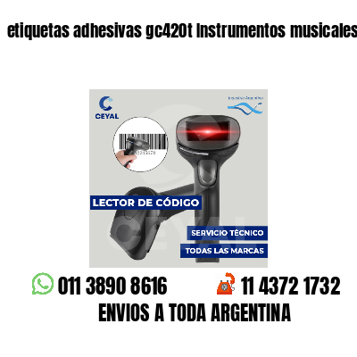etiquetas adhesivas gc420t Instrumentos musicales
