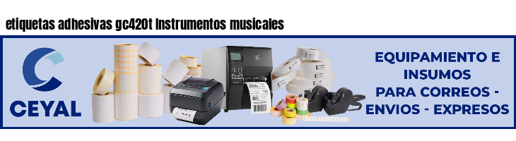 etiquetas adhesivas gc420t Instrumentos musicales