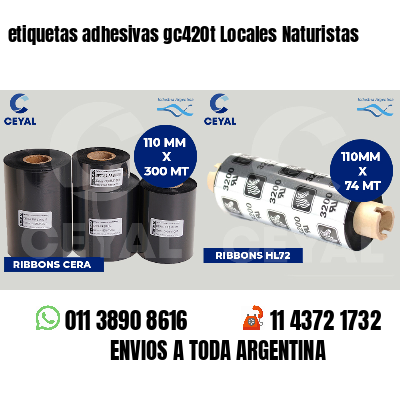etiquetas adhesivas gc420t Locales Naturistas