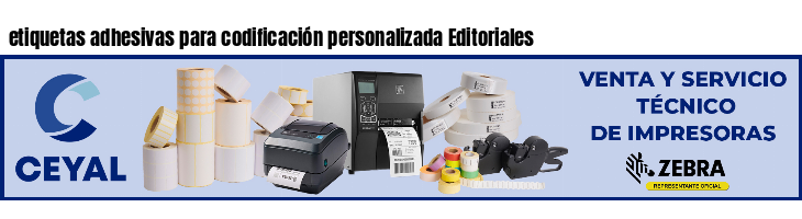etiquetas adhesivas para codificación personalizada Editoriales