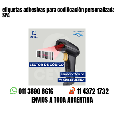 etiquetas adhesivas para codificación personalizada SPA