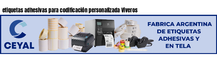 etiquetas adhesivas para codificación personalizada Viveros