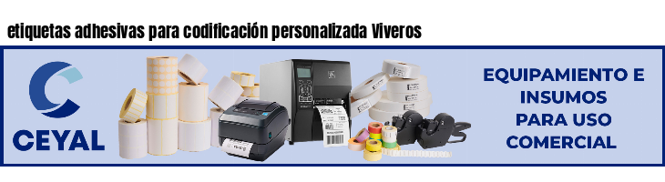 etiquetas adhesivas para codificación personalizada Viveros