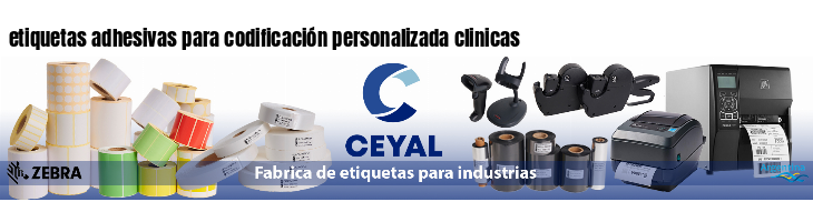 etiquetas adhesivas para codificación personalizada clinicas