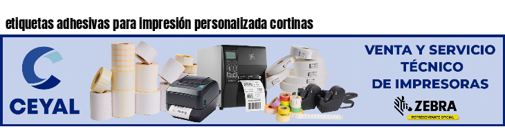 etiquetas adhesivas para impresión personalizada cortinas