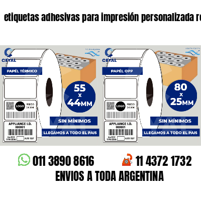 etiquetas adhesivas para impresión personalizada ropa
