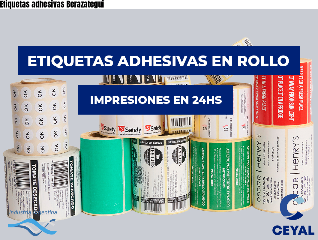 Etiquetas adhesivas Berazategui