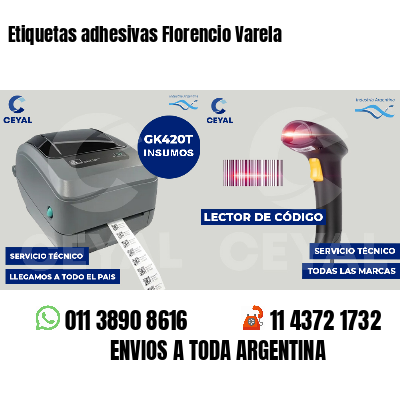 Etiquetas adhesivas Florencio Varela