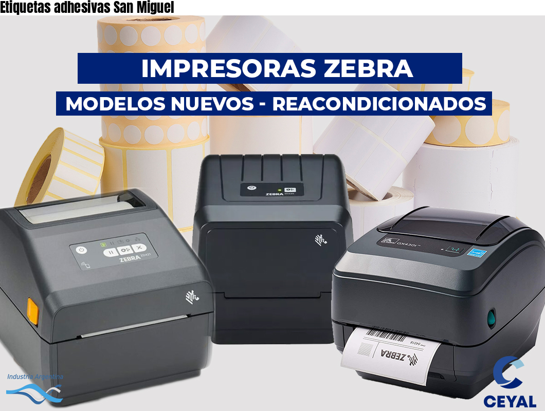 Etiquetas adhesivas San Miguel