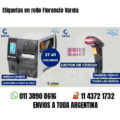 Etiquetas en rollo Florencio Varela