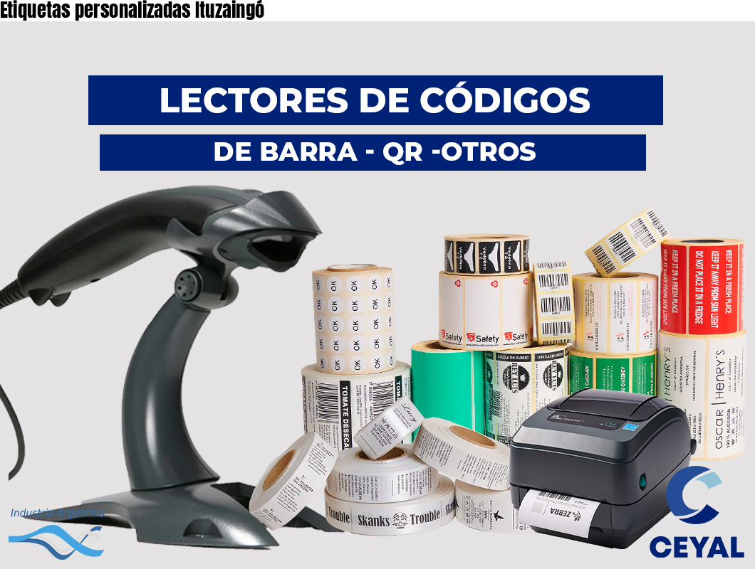 Etiquetas personalizadas Ituzaingó