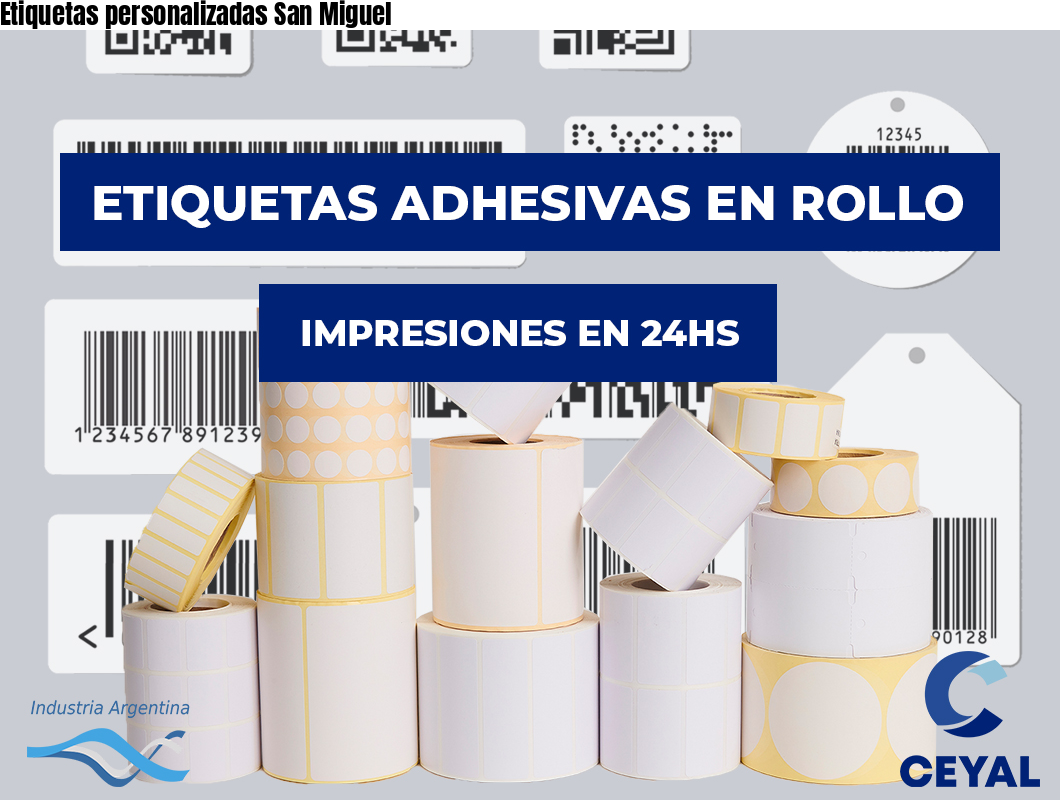 Etiquetas personalizadas San Miguel