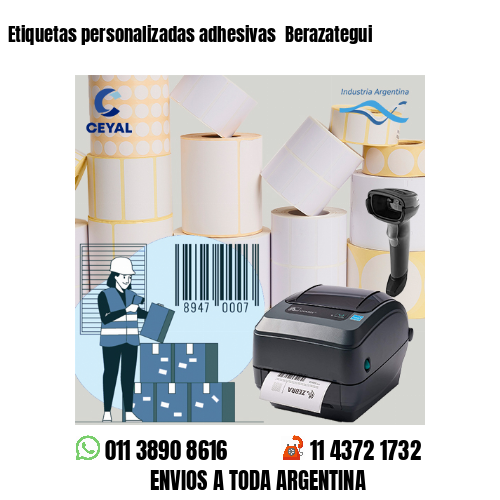 Etiquetas personalizadas adhesivas  Berazategui