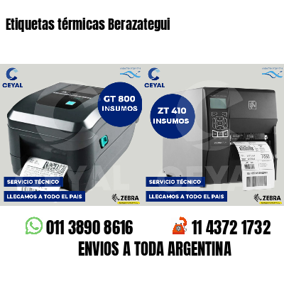 Etiquetas térmicas Berazategui